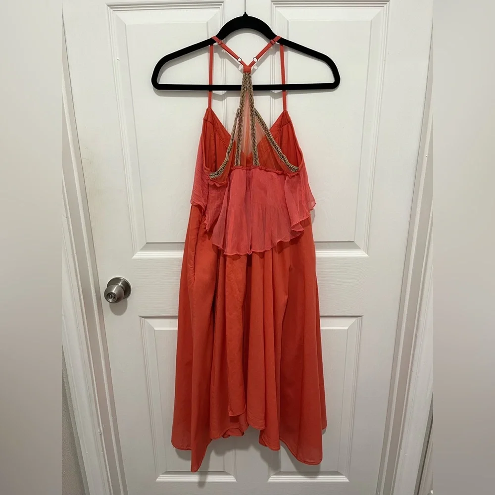 Free People One Enchanted Evening Open Back Beaded Dress S/P - Picture 3 of 13